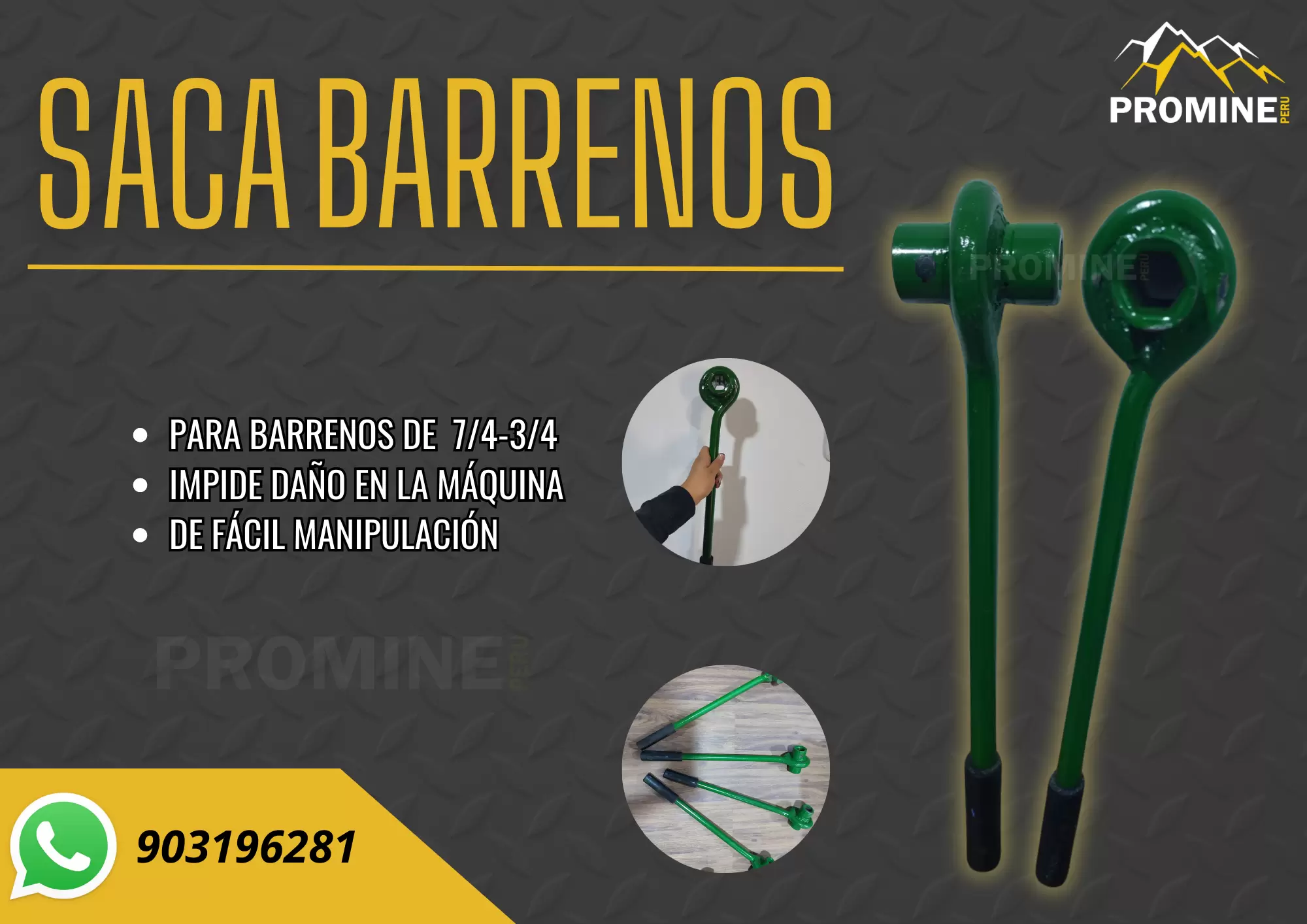 SACA BARRENOS PRODUCTO MINERO PROMINE SAC_AREQUIPA 