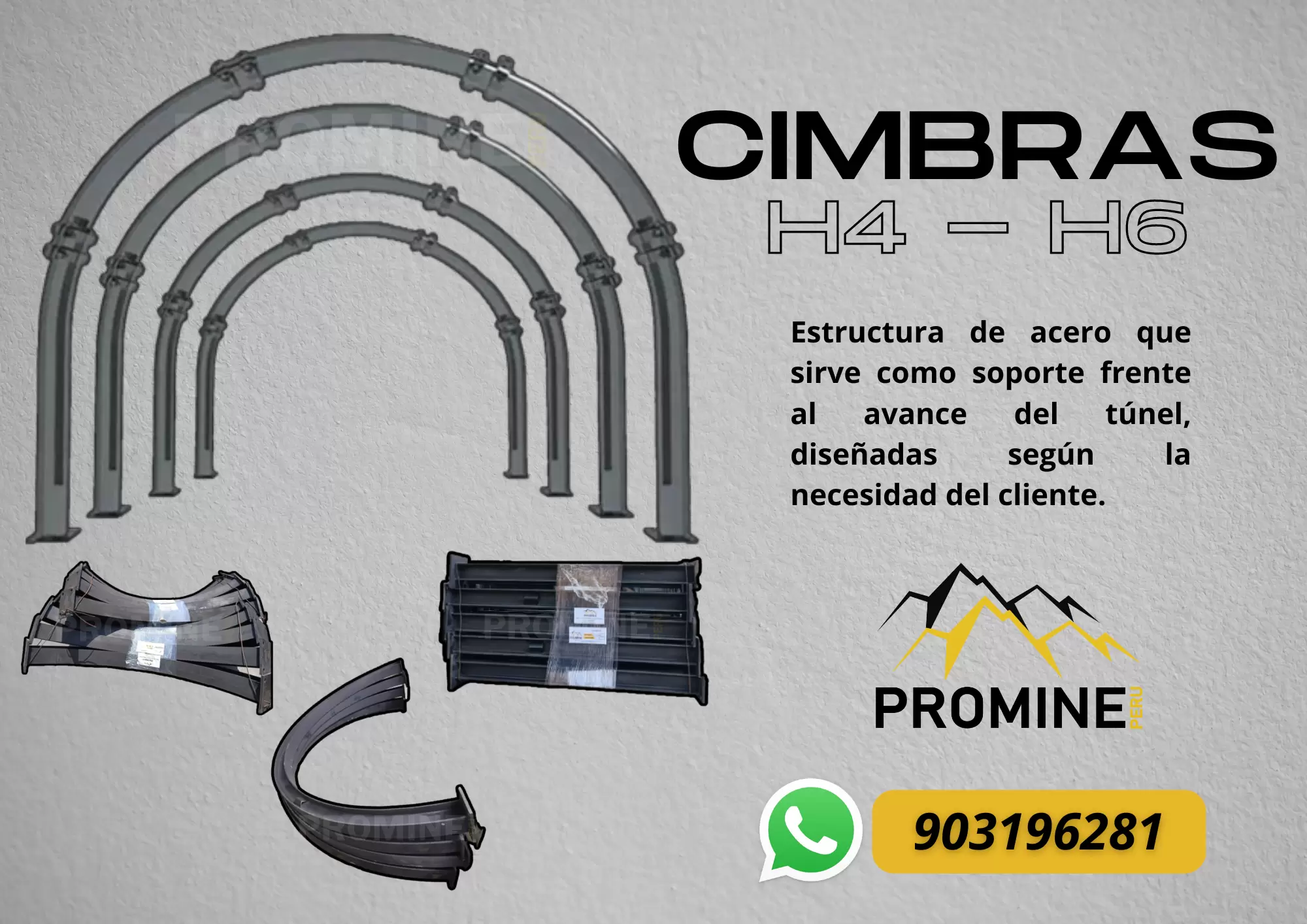 CIMBRAS EN VIGA H MINERIA PROMINE SAC_AREQUIPA 