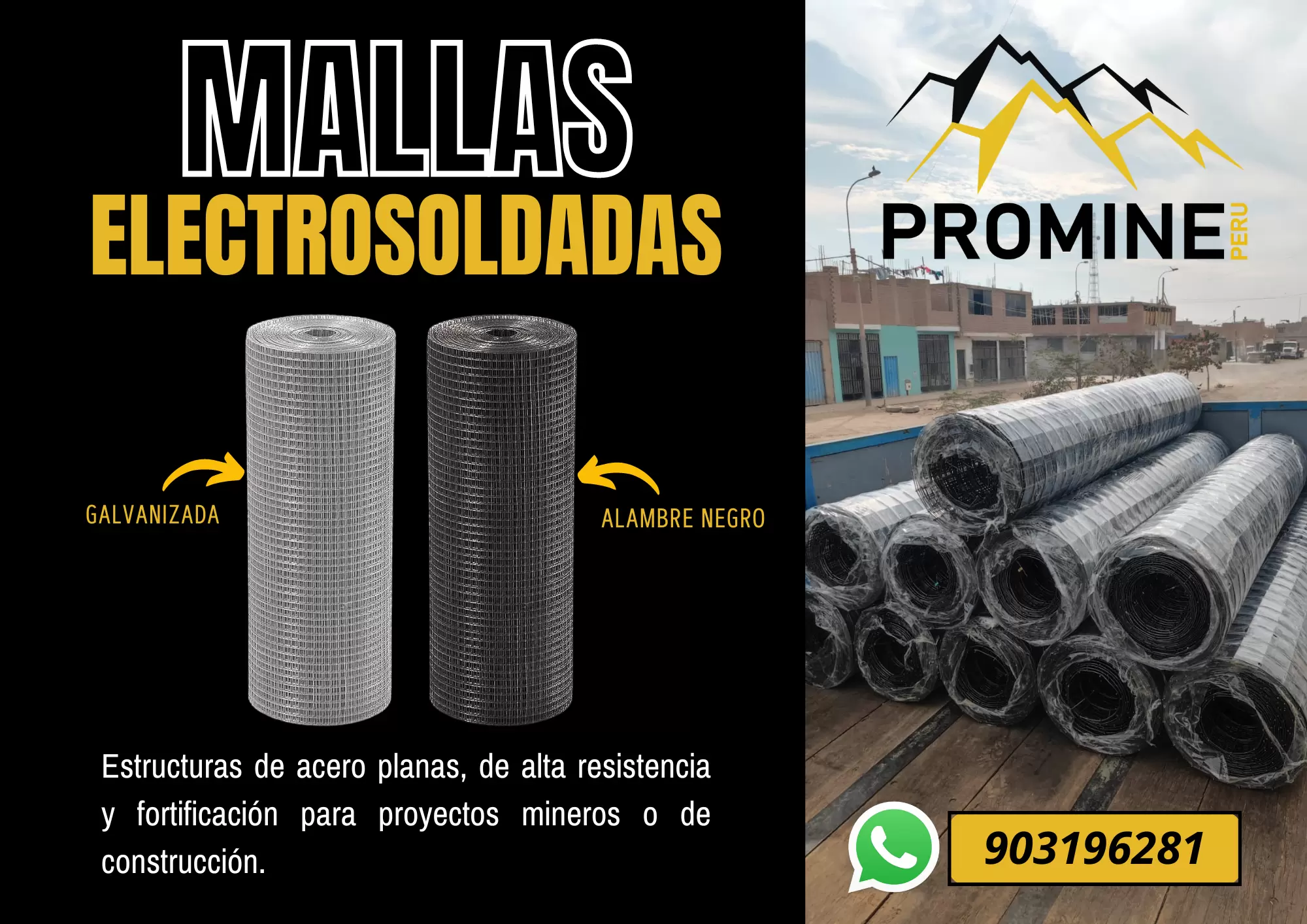 MALLAS ELECTROSOLDADAS MINAS PROMINE SAC_AREQUIPA 