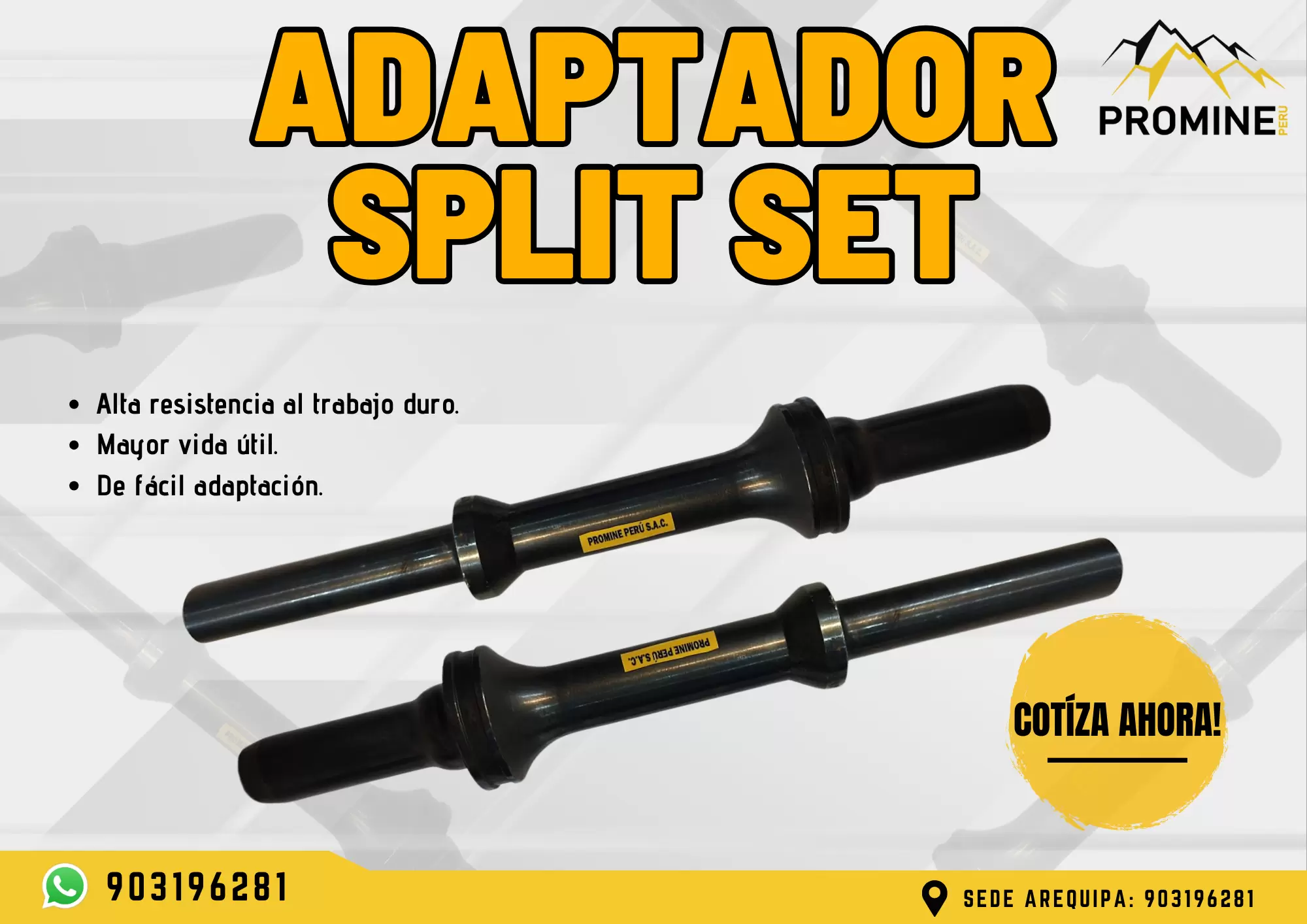 ADAPTADOR SPLIT SET PROMINE SAC_AREQUIPA 