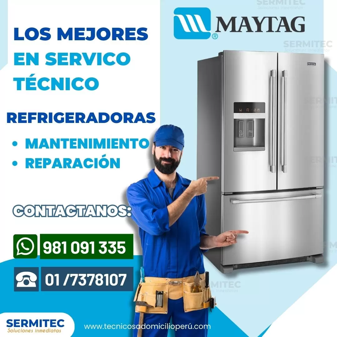  MAYTAG A UN CLICK REPARACIÓN REFRIGERADORASs78107 SAN BORJA