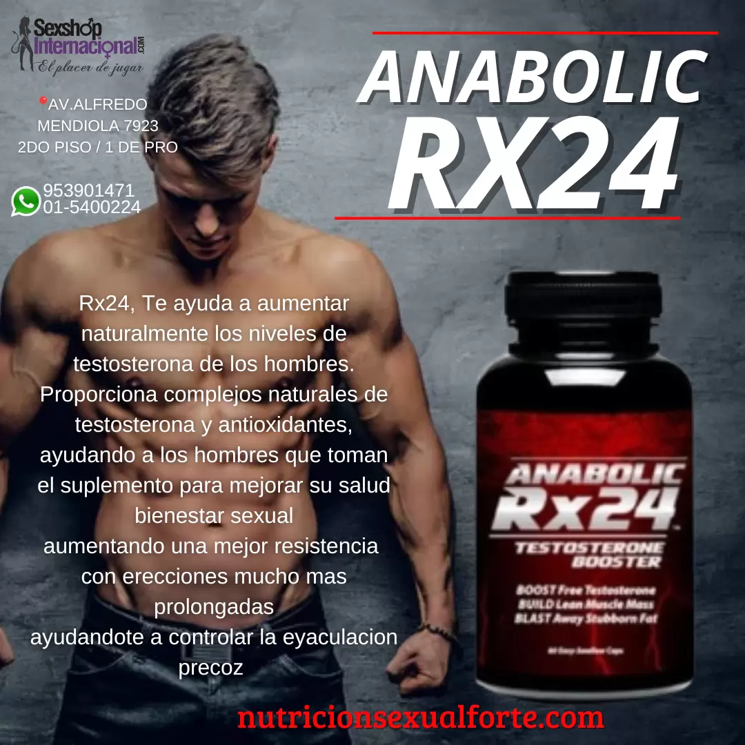 ANABOLIC RX24-TESTOSTERONAS