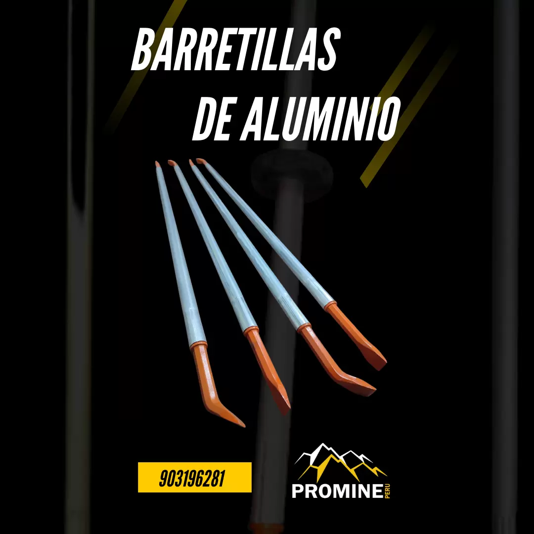 BARRETILLAS DE ALUMINIO PRODUCTO PARA MINA PROMINE SAC_AREQUIPA 