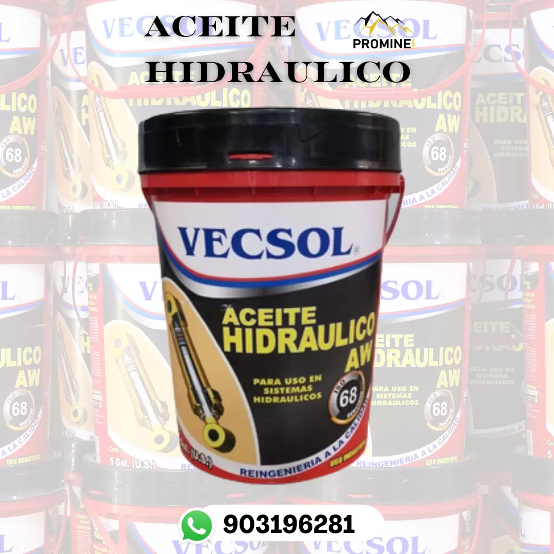 ACITE HIDRÁULICO 68 PRODUCTO EN MINA PROMINE SAC_AREQUIPA 