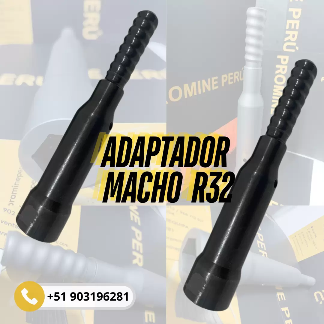 ADAPTADOR MACHO R32 PRODUCTO MINERO PROMINE SAC_AREQUIPA 