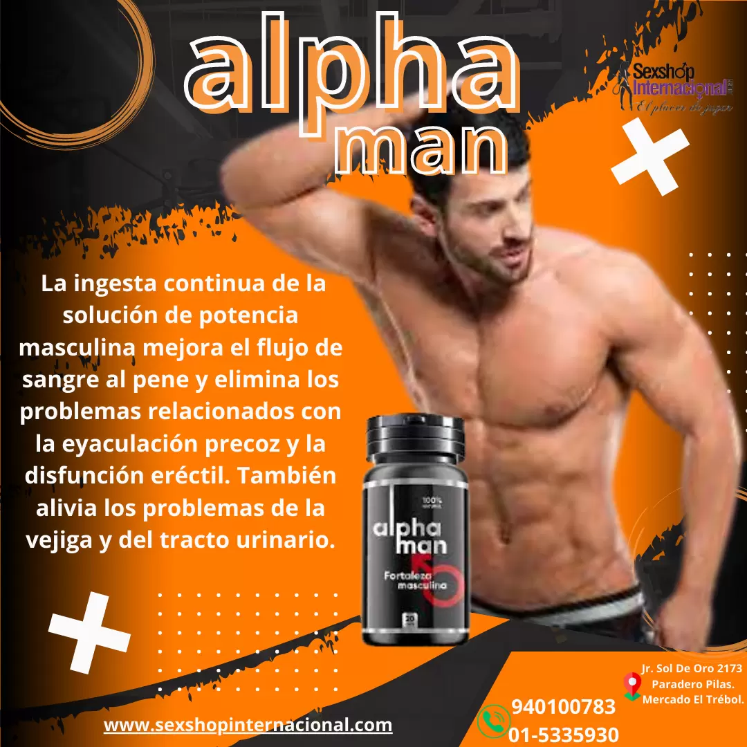 Alphaman Original aumenta el flujo sanguíneo