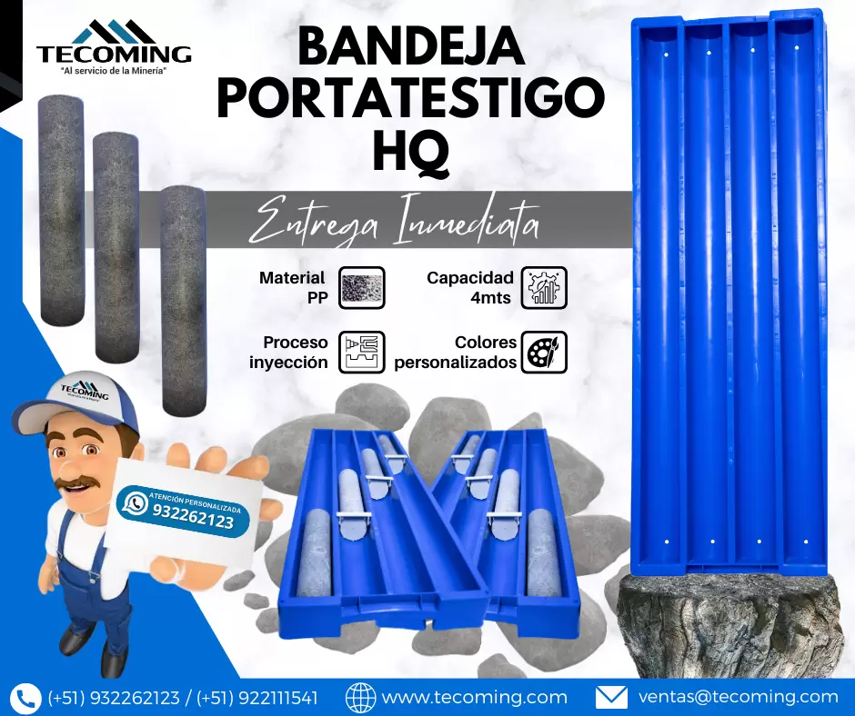 BANDEJA PORTATESTIGO HQ PRODUCTO PARA ALMACENAJE TECOMING SAC 