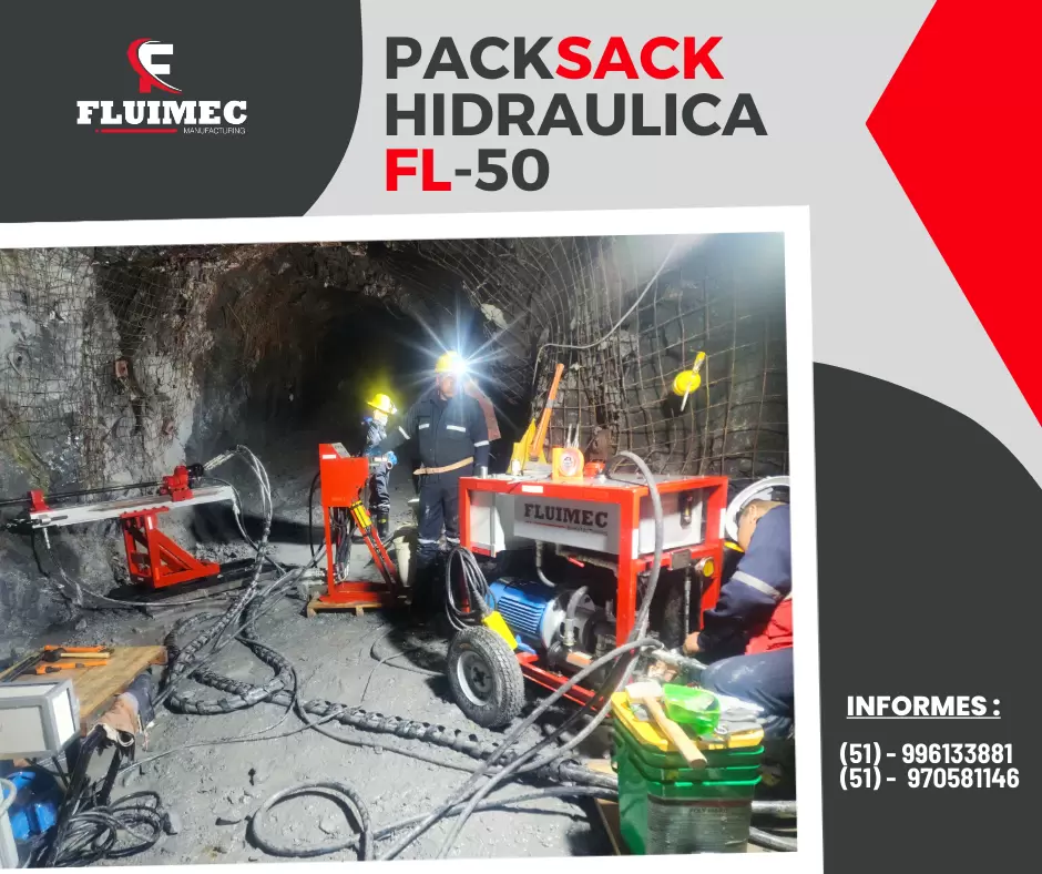 PACKSACK HIDRAULICA FL50 - PARA INTERIOR MINA SOCAVÓN