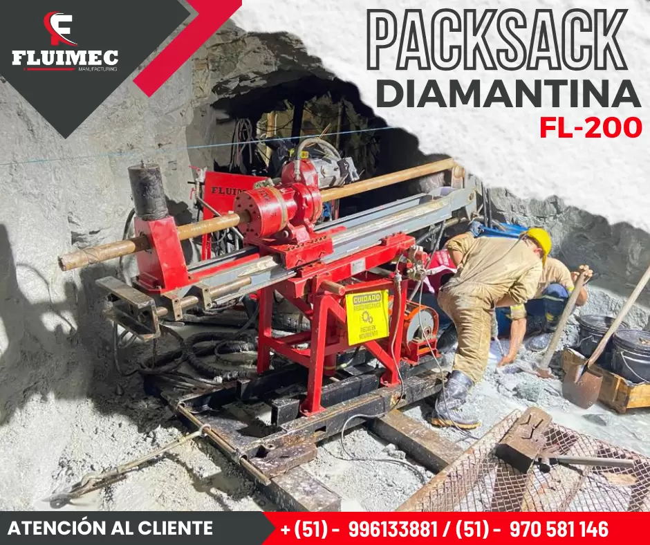 PACKSACK DIAMANTINA FL200 - PARA EXTRACCIÓN DE NÚCLEOS