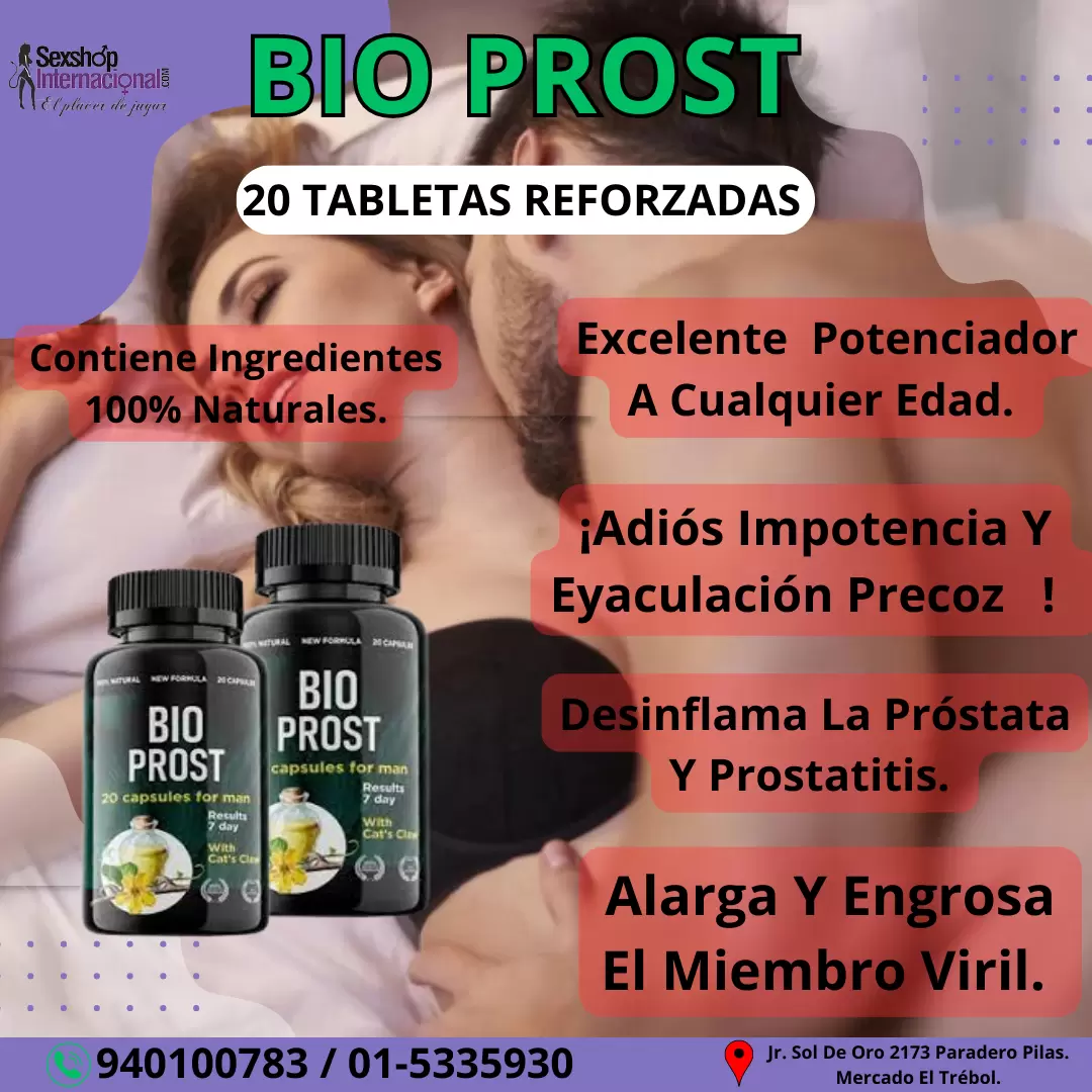 Bio Prost Estimulador Sexual y Salud de Próstata - SEXSHOP