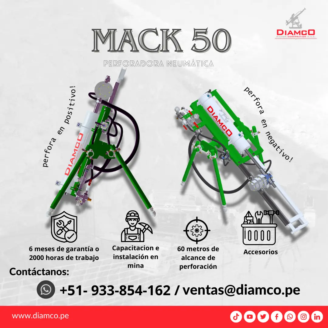 Perforadora Neumática MACK 50