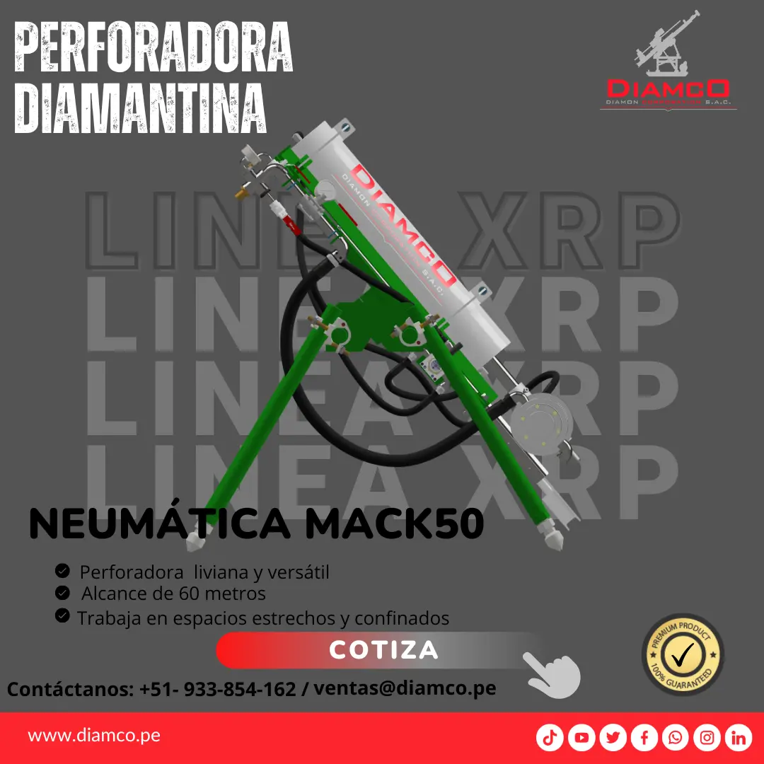 Perforadora Neumática MACK 50