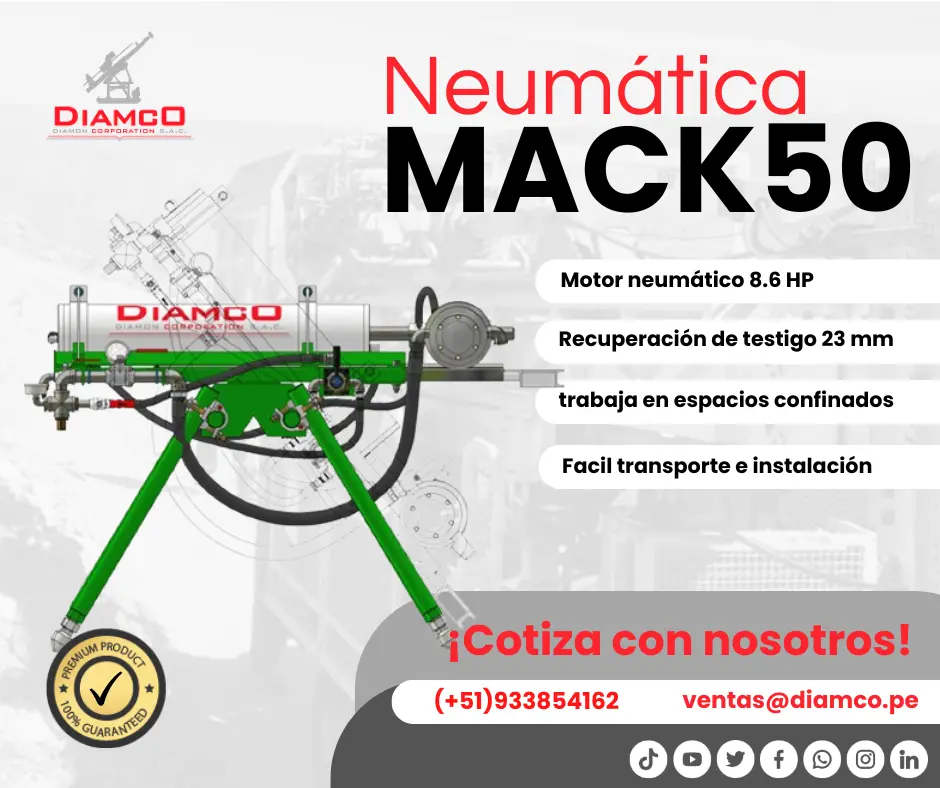 Perforadora Neumática MACK 50