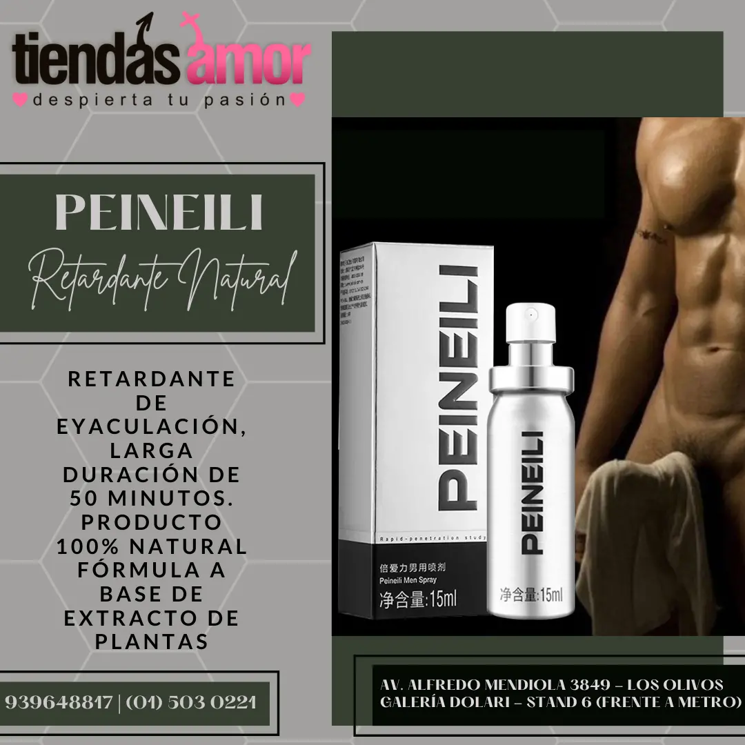 SPRAY PEINEILI retarda la eyaculación en el hombre - LOS OLIVOS 