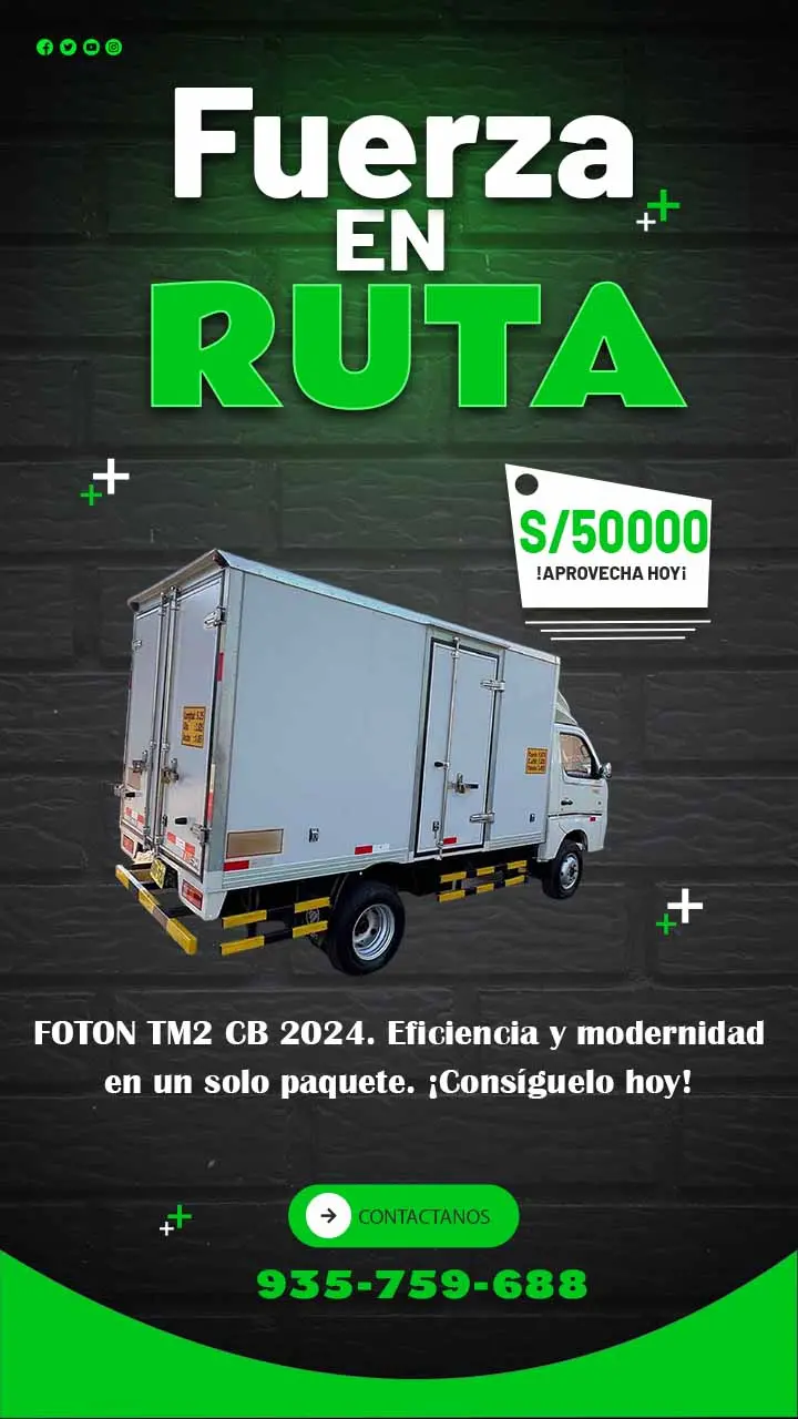 FOTON TM2 CB 2024 Potencia en Blanco