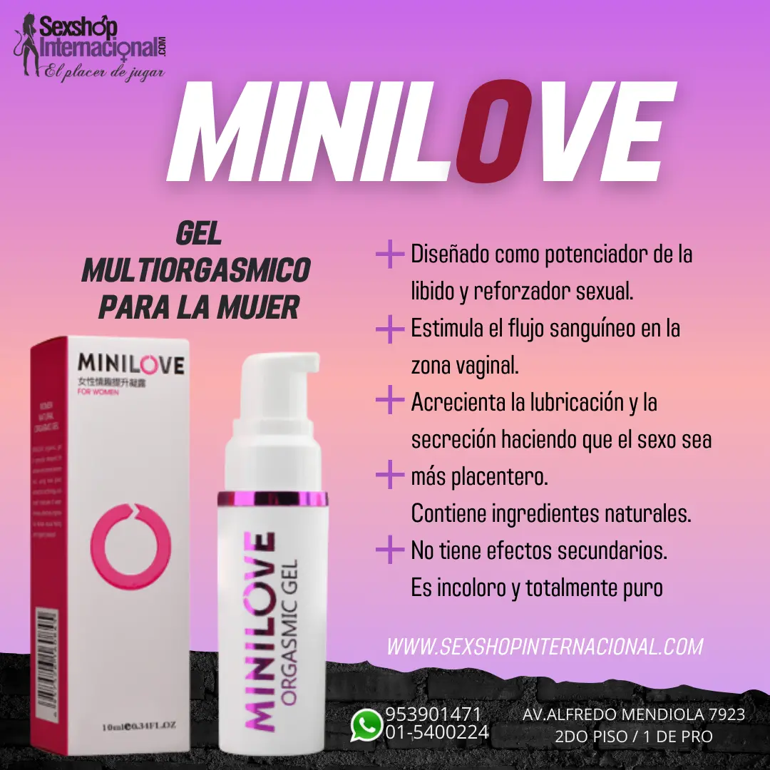 GEL MINILOVE-TIENDA SEXSHOP-LOS OLIVOS