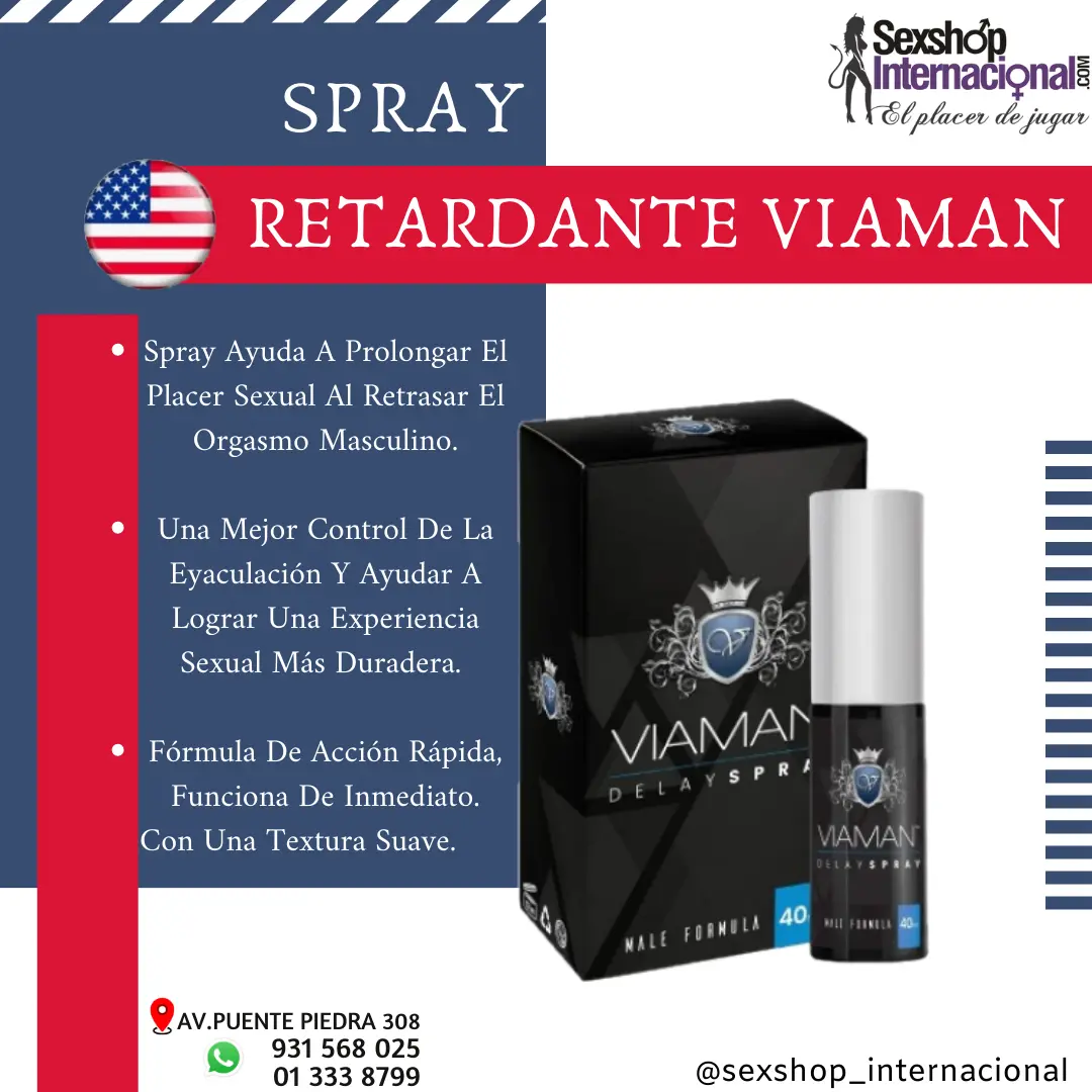 viaman spary retardante en oferta sexshop puente piedra