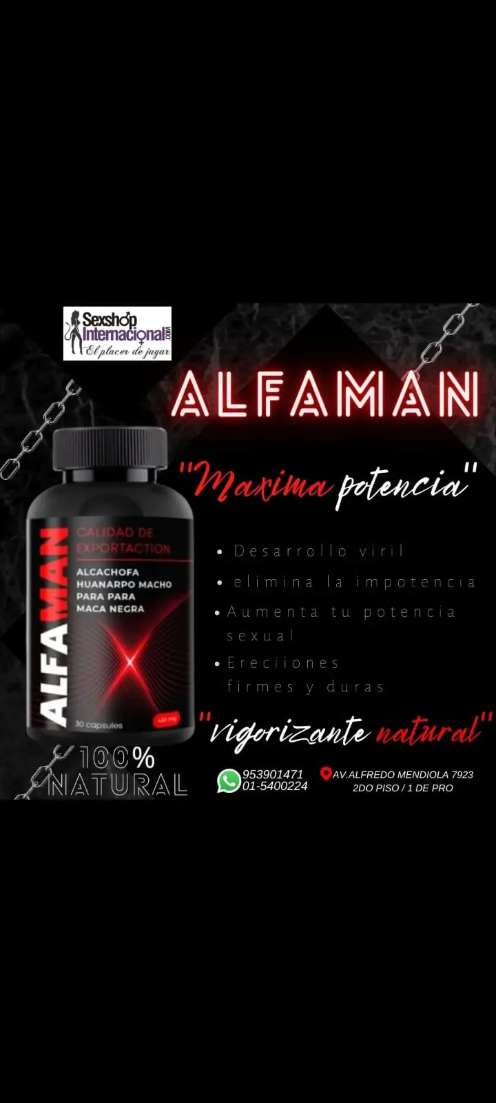 alfaman producto original PARA EL DESARROLLO - TIENDAS AMOR IZAGUIRRE