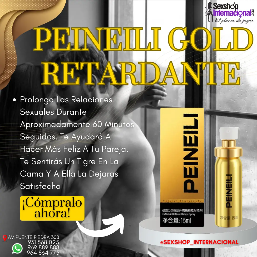 peineili spray dorado sexshop lima 