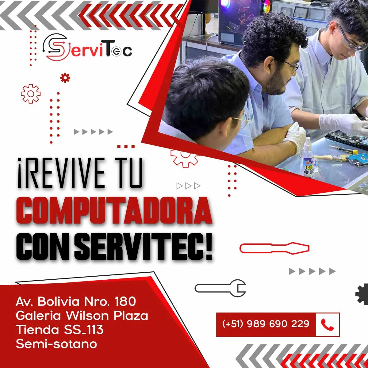  SERVITEC TRANSFORMAMOS LENTO EN RÁPIDO 