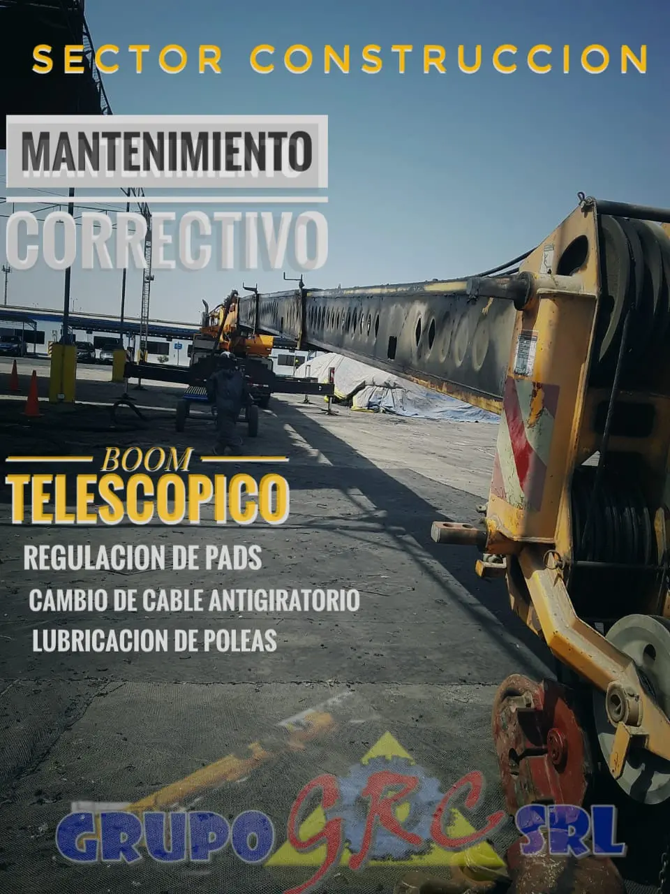 mantenimiento y reparacion de gruas telescopicas 