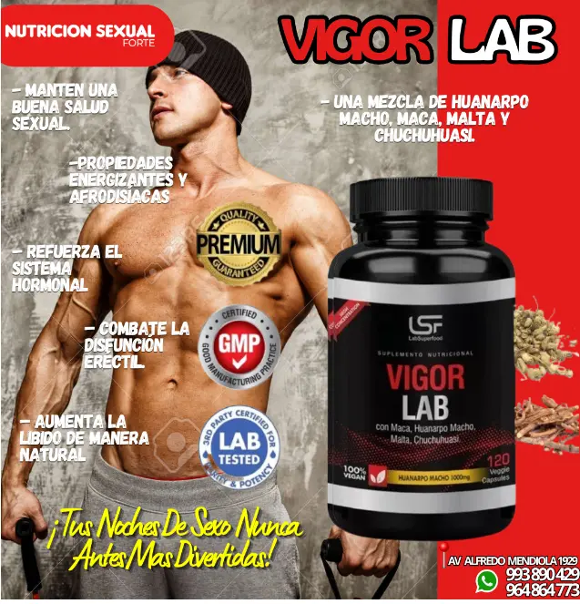 VIGOR LA NATURAL POTENCIA SEXUAL ENERGIZANTE MASCULINO 993890429