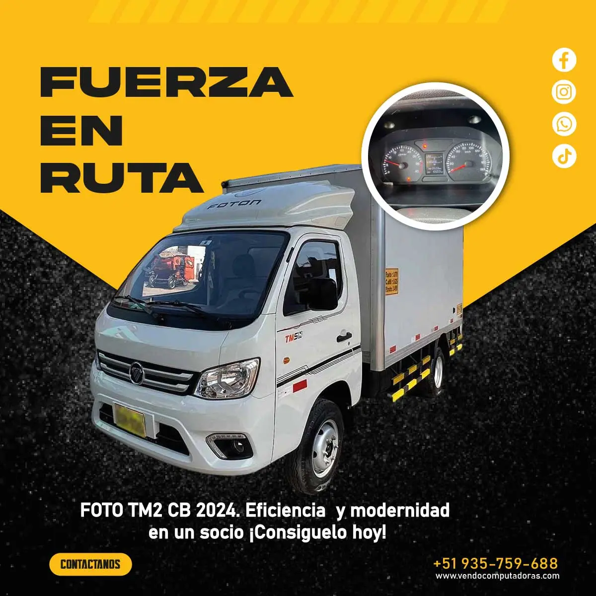 APROVECHA EL FOTON TM2 CB 2024 DISPONIBLE AHORA