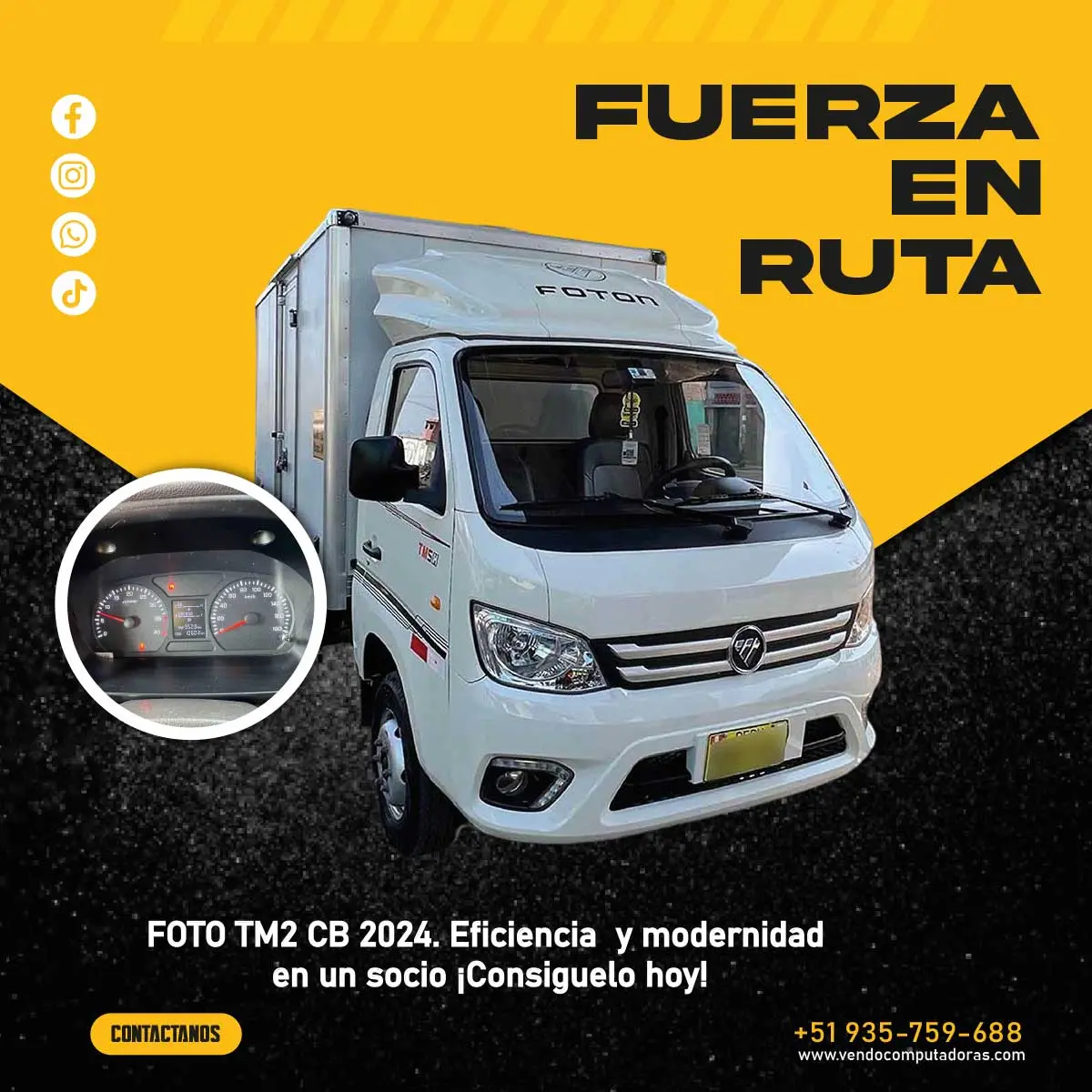 APROVECHA EL FOTON TM2 CB 2024 DISPONIBLE AHORA