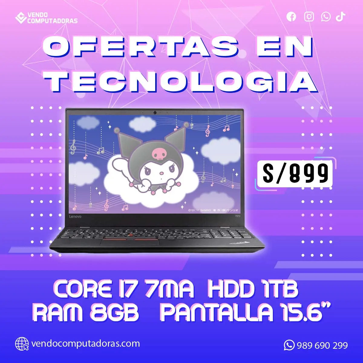 OFERTA EXCLUSIVA EN LAPTOPS