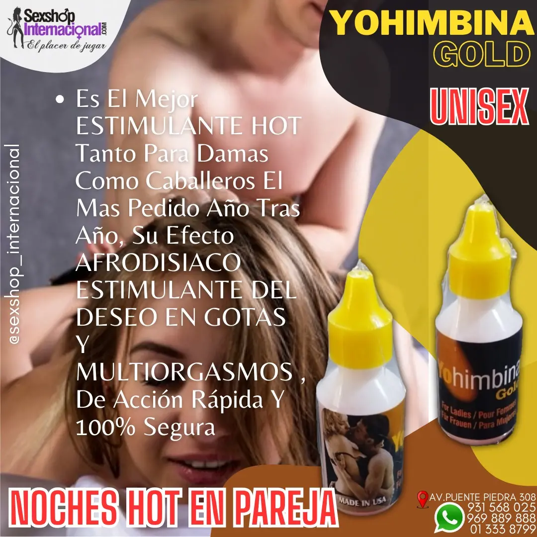 yohimbina gold exitante para ellas sexshop puente piedra