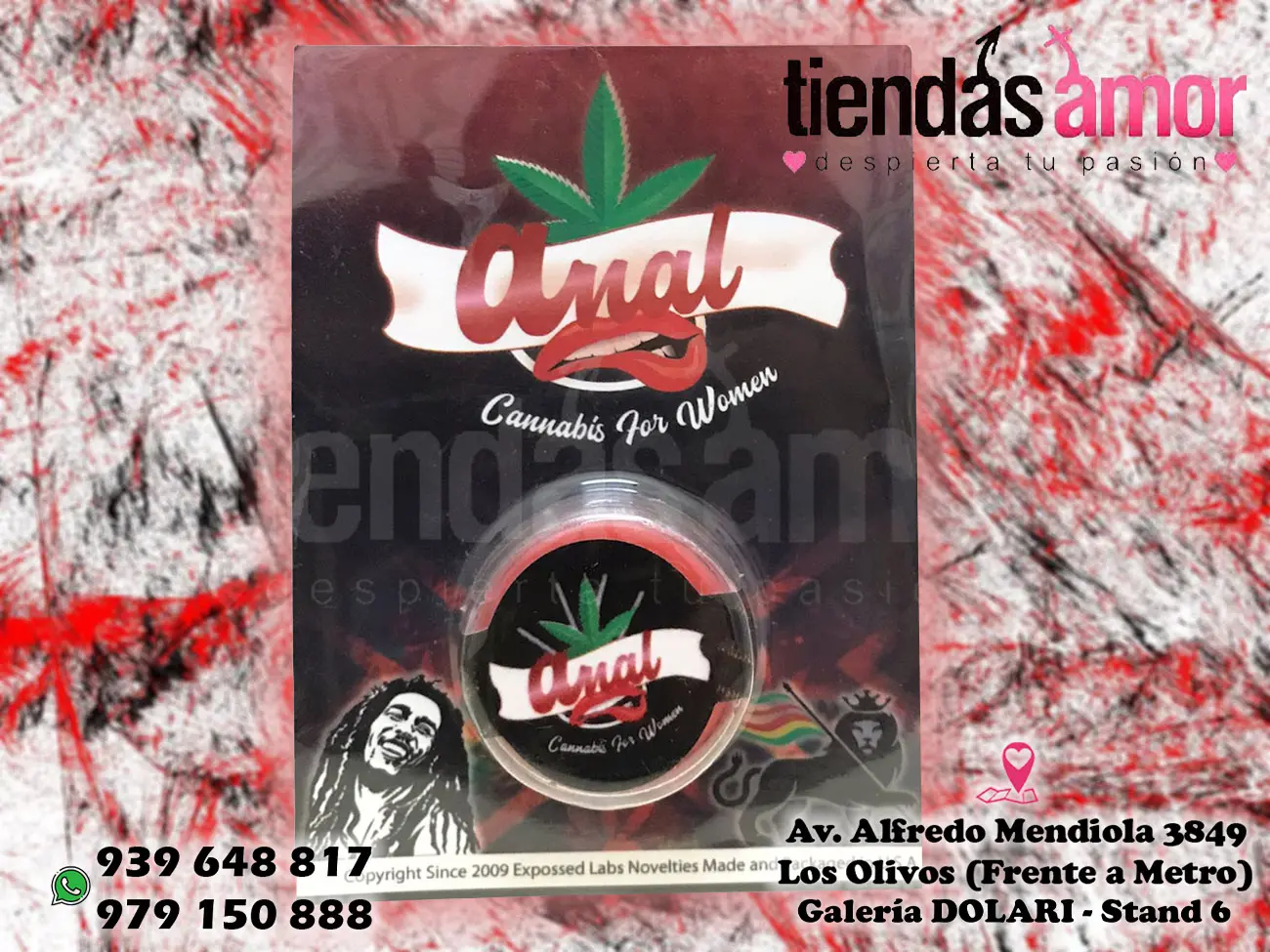 Crema Anal CANNABIS hombres y mujeres - TIENDAS AMOR IZAGUIRRE