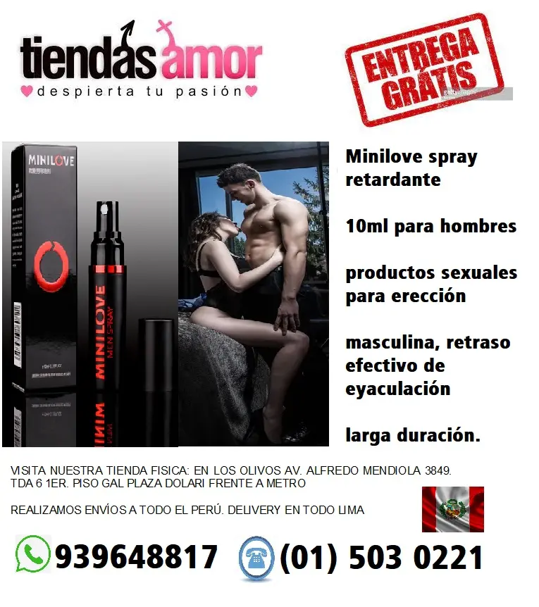 Minilove For Men Retardante Recupera la confianza - TIENDAS AMOR