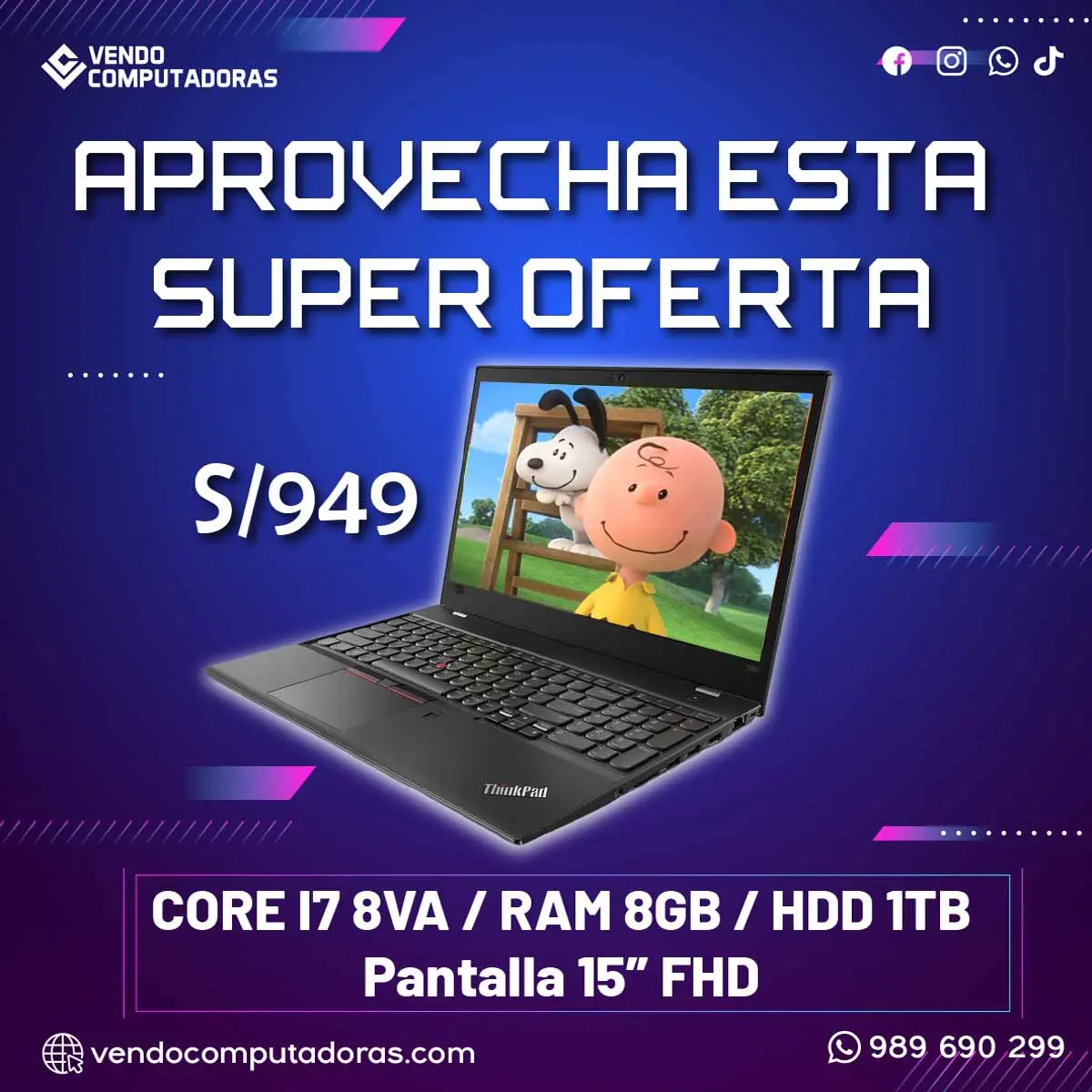  POTENCIA YA CORE I7 8GB 