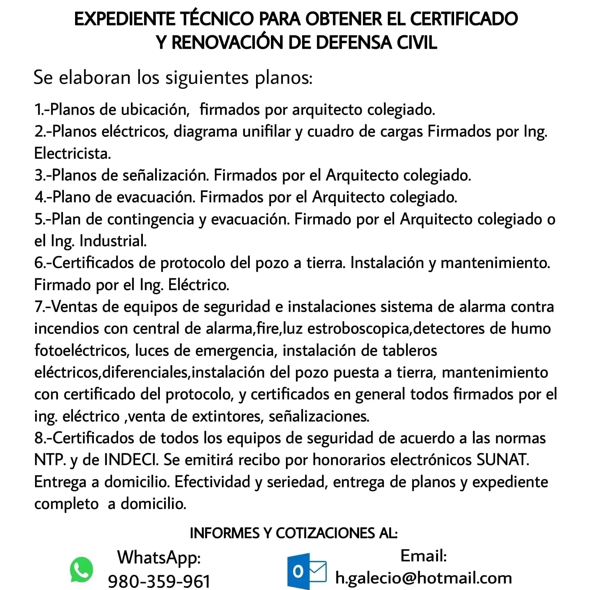 CERTIFICADO DE DEFENSA CIVIL