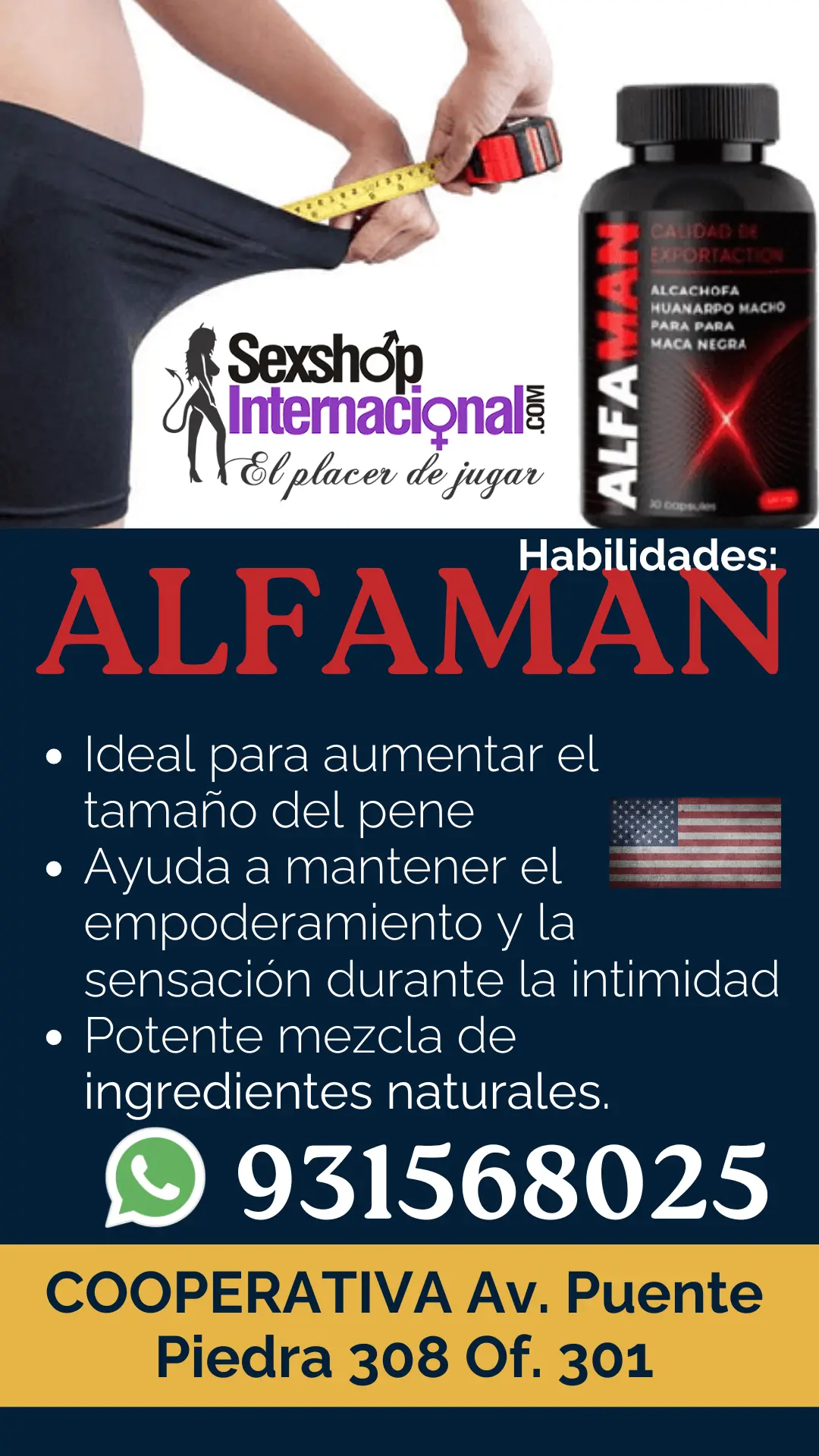 ALFAMAN GEL PARA EL DESARROLLO DEL PEN3