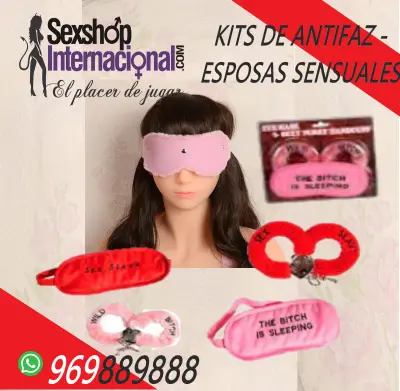 kit de esposas antifaz y esposas sexshop puente piedra