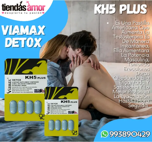 VIAMAX KH5 PLUS PASTILLA AMERICANA POTENCIADORA INSTANTANEA 993890429