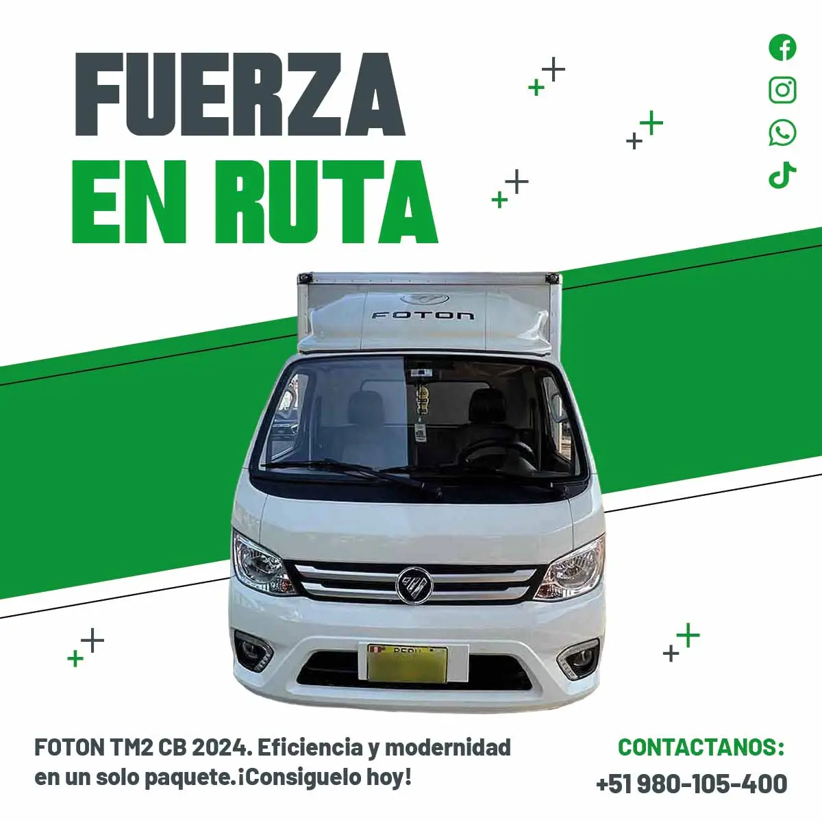 Camión Foton 2tn Semi Nuevo en Venta