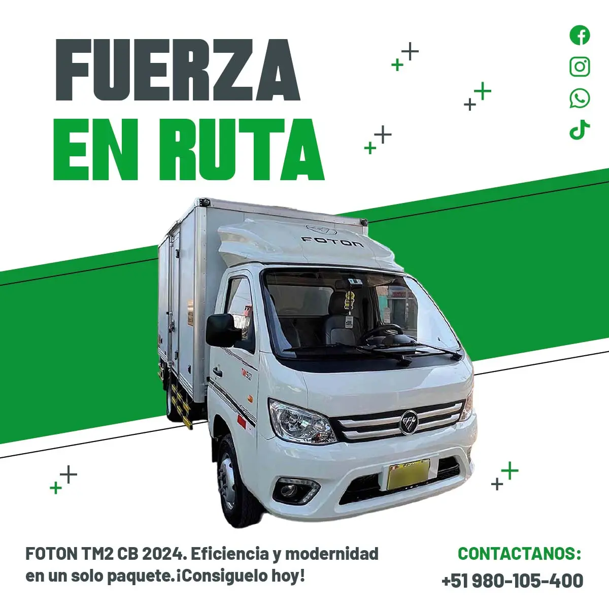 Camión Foton 2tn Semi Nuevo en Venta