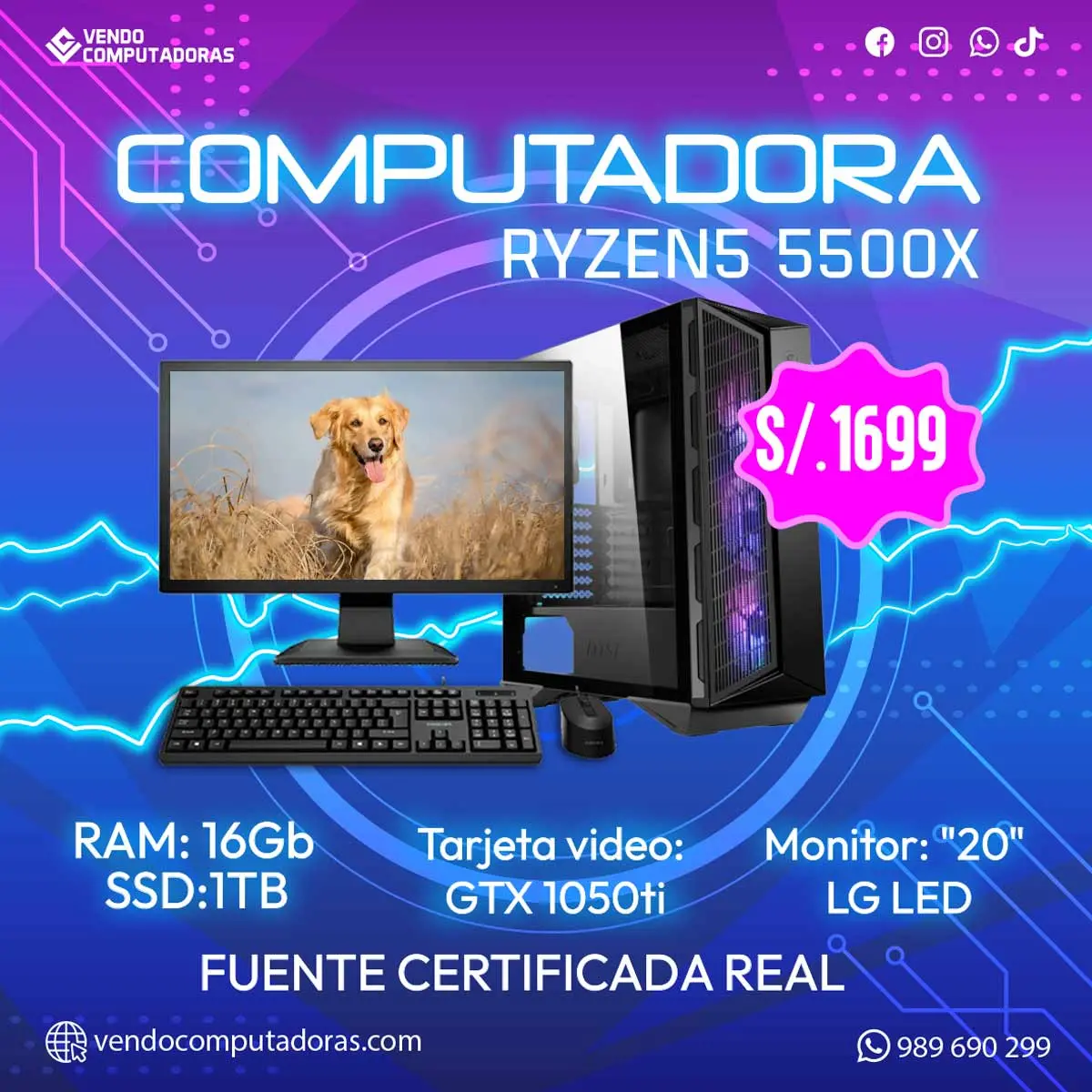  PC TODO EN UNO CON 16GB RAM 