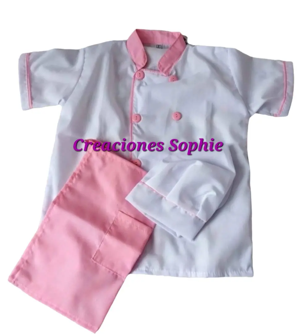 UNIFORME CHEF MINI CHEF DISFRAZ CHEF