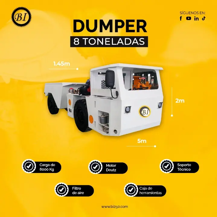 DUMPER 8 TONELADAS