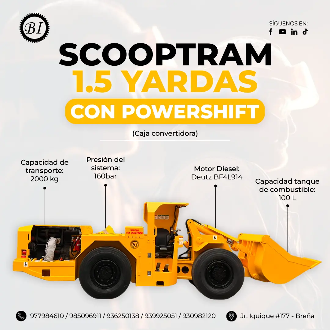 SCOOPTRAM 1.5 YARDAS