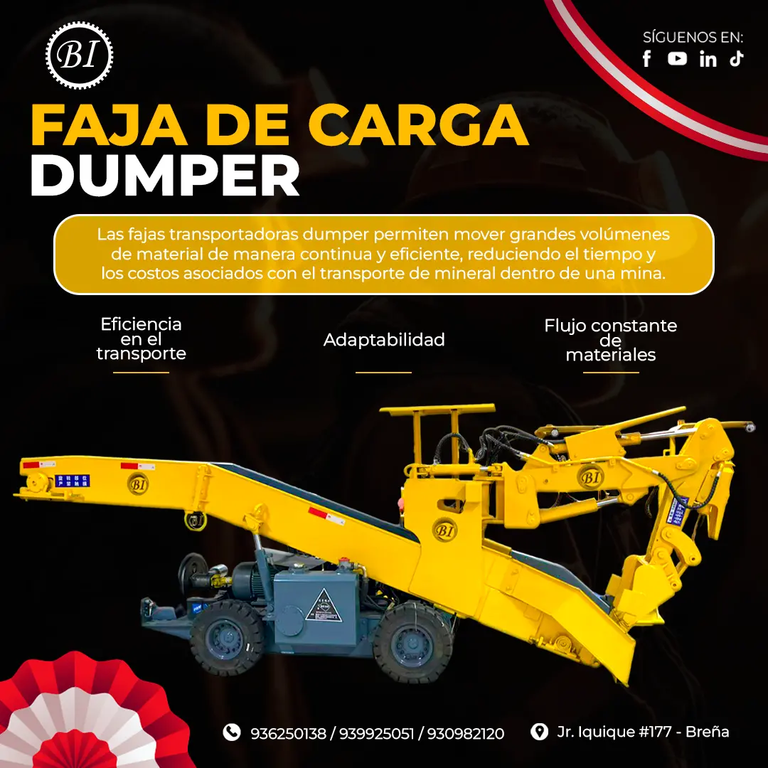 FAJA DE CARGA DUMPER 