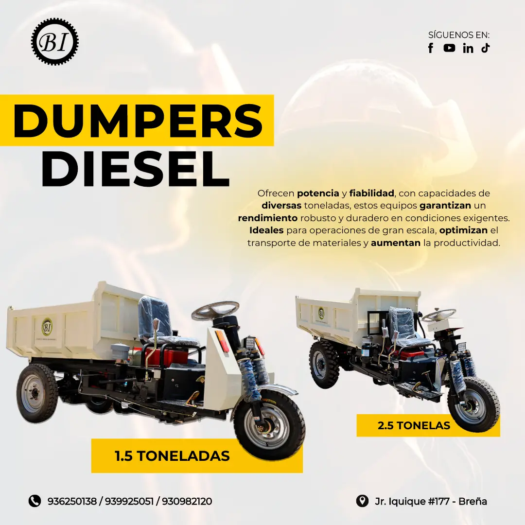 DUMPERS MINEROS DIESEL