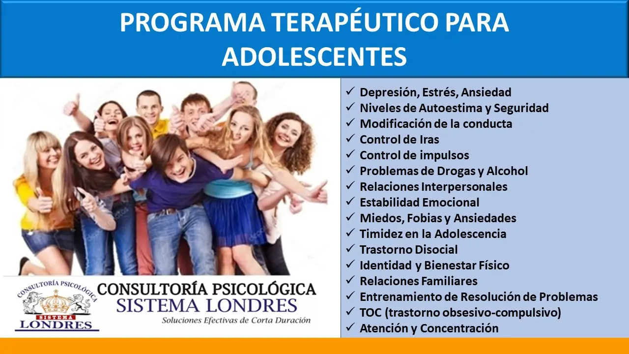 TERAPIA PARA ADOLESCENTES