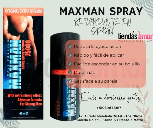 MAXMAN PARA HOMBRES mejorar la hipersensibilidad - IZAGUIRRE