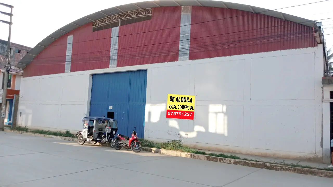 SE ALQUILA LOCAL COMERCIAL DE 800M2 EN SATIPO