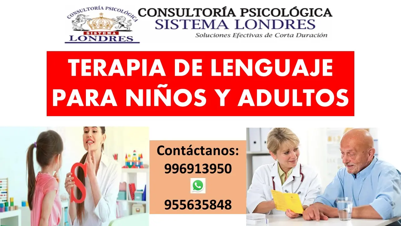 TERAPIA DE LENGUAJE PARA NIÑOS Y ADULTOS