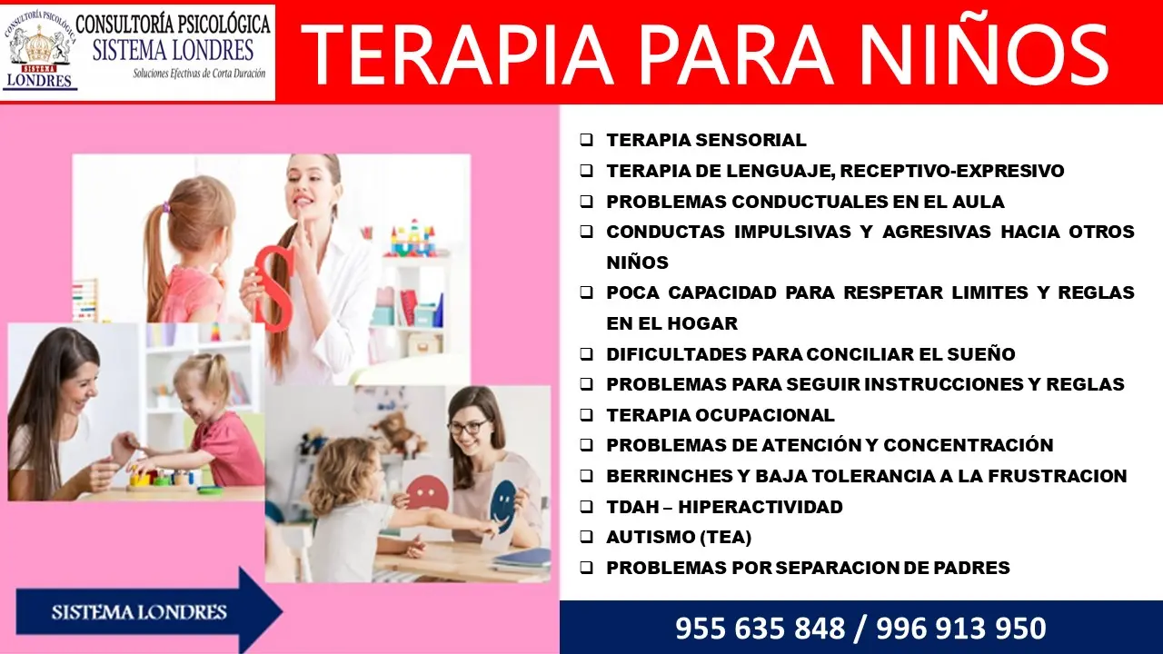 TERAPIA DIRIGIDO A NIÑOS